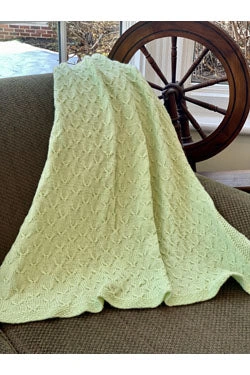 Flutterby Dreams Baby Blanket – A Charming Plymouth Pattern.
